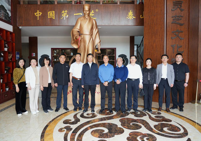泰安市政協(xié)考察團(tuán)蒞臨芝人堂調(diào)研新質(zhì)生產(chǎn)力